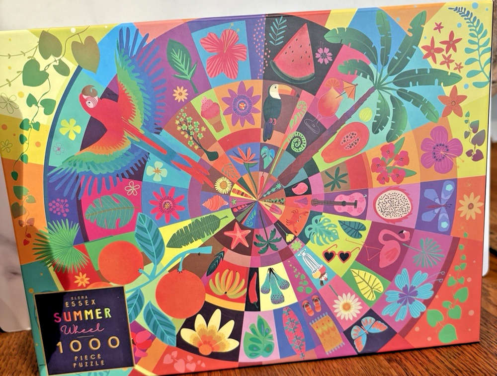 Elena Essex Jigsaw Puzzles Summer Wheel 1000 Pieces 50 x 70 cm Colorful Birds